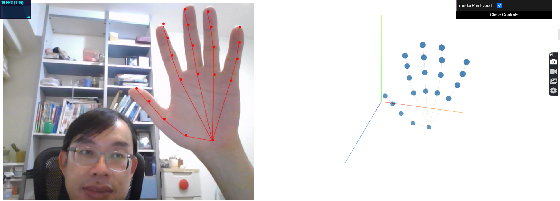 Tensorflow.js POC #13: Handpose and its potential POCs